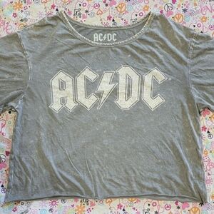 AC/DC Gray Graphic T-Shirt